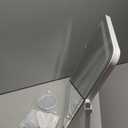 Vanity Mirror with Lights, Height-Adjustable & 360 Rotation, 1/10X Magnification, Three Color Lighting Modes, Makeup Mirror Smart Touch Control, Large Vanity Desk Mirror (17.5in,White)