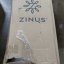ZINUS 12 Inch King Green Tea Memory Foam Mattress [New Version], Fiberglass free, Medium Firm Feel, Zoned Pressure Relief, Certified Safe Foams & Fabric, Mattress in A Box (White)