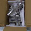 Huanyu Meat Grinder Manual Stainless Steel - Heavy Duty, Sausage Tubes, Compact with Table Clamp, Hand Crank for Home Use, for Chicken, Beef, Small Bones, Chili HZ-5