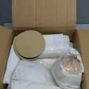 Weysat 10 Pcs Tall Vases for Centerpieces, 15 Inch Trumpet Vases Bulk Metal Gold Flower Arrangements for Party Dinner Event Wedding Floral Tabletop Birthday Decorations Reception Anniversary