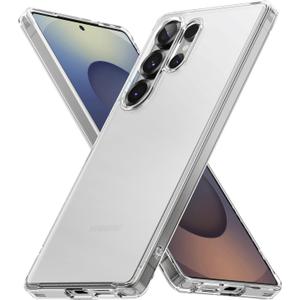 Ringke Fusion [Oil & Dirt Resistant] Compatible with Samsung Galaxy S25 Ultra Case, Anti-Fingerprint Technology Prevents Oily Smudges Phone Cover for Women, Men - Matte Clear