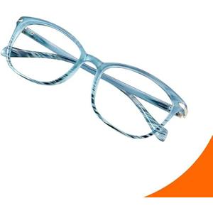 VisionGlobal Anti-Fog Blue Light Blocking Glasses for Women, Anti Eyestrain, Computer Reading, TV Glasses Size +0.00