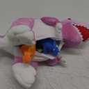 Muiteiur Pink Dinosaur Stuffed Animals, Soft 19.6 inch Dinosaur Stuffed with 5 Cute Babies T-Rex Zippered Belly, Dinosaur Gift Set for Kids Girl Boy