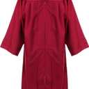 Newrara Graduation Gown Cap Tassel Set (XX-Large 57(6'0"-6'2"), Maroon)