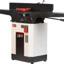 JET Black 8-Inch Jointer, Helical Cutterhead, 2 HP, 230V 1Ph (JWJ-8HH-BLK)
