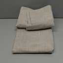 NICETOWN 100% Blackout Linen Curtains 90" Long for Bedroom, Thermal Insulated Living Room Curtains with Liner, Farmhouse Style Linen Blend Window Draperies for Dining Room (2 Panels, 52" W, Natural)