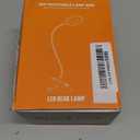 10X Magnifying Glass with Light and Timer, 2 in 1 Magnifying Desk Lamp, 3 Color Modes 10 Dimmable Brightness, Flexible Gooseneck Magnifier with Light for Craft Hobby Sewing Close Work(No Adapter)