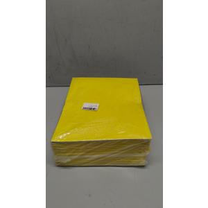 50Pcs Yollow with Pockets -2 Pocket Folders for Documents,Cute Paper Folders for Filing Cabinet,School,Office,Resume Portfolio (Yellow)