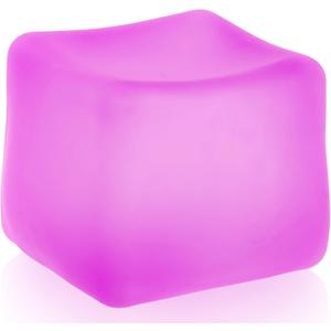 Sensory Stress Cube  High-Density Gel Filled Squishy Toy with Matte Texture for Kids & Adults, Stress and Anxiety Relief Fidget, Autism-Supportive, 1-Pack in Purple