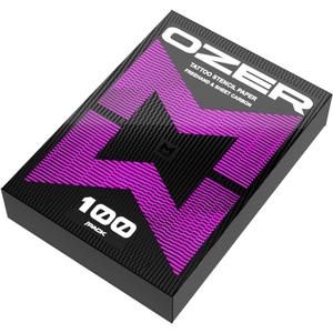 OZER Tattoo Transfer Paper A4 Size Thermal Copier Template Paper x 100 Sheets