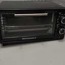 Elite Gourmet ETO490 9L/4 Slice Countertop Toaster Oven with 30-Minute Timer, Adjustable Temperature Control, Includes Baking Pan and Wire Rack, Bake, Broil, Toast, Black