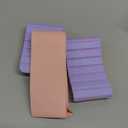 Magnetic Ankle Weights for Women & Men, Adjustable Silicone Wrist Weights Bracelet Set, Stackable Wrist and Ankle Weights 1 Pair 2 Lbs, Weighted Bangles Wearable for Home Gym Workout, Jogging, Yoga & Walking (Pink and Purple)