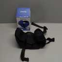 Travel Pillows for Airplanes, Airplane Pillow for Long Flight, Airplane Head Strap with Eye Mask for Sleep, Travel Neck Pillow for Car Road Trip, 360 Support Headrest, Stop Bobblehead, Black