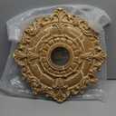Ekena Millwork CM18RLSTC Riley Ceiling Medallion fits Canopies up to 4 5/8, Smokey Topaz Crackle