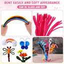 Yunsailing 1800 Pcs Pipe Cleaners 6 mm x 12 Inch Chenille Stems Pipe Cleaners Craft Supplies Art Supplies Adults DIY Creative Decorations Creative DIY Projects Decorations (Stylish Color)
