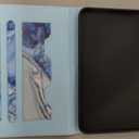 OKP Case for iPad 11-inch (A16) 2025 / 10th Generation 2022, for ipad 11th /10th 10.9 inch with Multi-Angle Viewing PU Leather Stand Cover with Pencil Holder & Pocket, Auto Sleep/Wake, Marble Blue