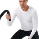 Runhit Long Sleeve Compression Shirts for Men, UPF 50+ Men's Compression Shirts, Running Athletic Workout Base Layer (XL)