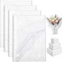 woric 135 Sheets White Tissue Paper for Gift Bags 20 x 14 Inch Glitter Tissue Paper for Birthday Baby Shower Wedding Mother's Day Decor Art DIY Crafts