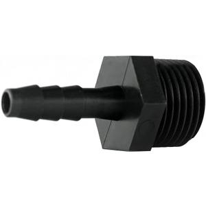20 pcs 1/4" Barb x 1/2" NPT Male Connector, Plastic Hose Barb Fitting, Adapter, Industrial Hose Barb to Pipe Fittings Connect