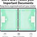 Forvencer Binder Pocket, 24 Pack Super Heavyweight Plastic Folders with Tight Closure, Binder Folders Side Loading, 3 Ring Binder Pocket, Binder Dividers with Pockets, Letter Size, Pastels Series