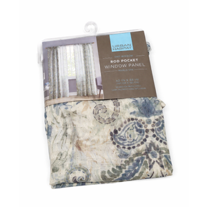 Urban Habitat Rod Pocket Window Panel 50 in W x 63 in L