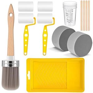 LemonRoad Set, Painting Supplies for Cabinet Furniture, with Sponge, Cup and Mixing Stick