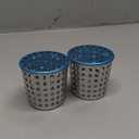 PATIKIL Gutter Guard Filter 2.5"-2", 2 Pcs PVC Termination Cap Mesh Screen Roof Vent Cover Stainless Steel Conical Exhaust Pipe Cover Downspout Guard Filter Strainer for Downspout