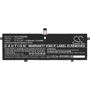 4700mAh/15.52V Battery Replacement for LEN0V0 P/N: 5B11F35903, 5B11F35905, 5B11F35906, L21B4PH1, L21C4PH1, L21D4PH1, L21L4PH1, L21M4PH1, SB11F35904