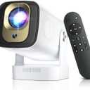 [ Auto Focus / Keystone ] Smart Projector with Wifi and Bluetooth 5.4, SALANGE 1080P Native Projectors 4K, Short Throw Projector w Built in Apps, Android 11, Mini Portable Proyector HY260pro