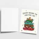 2 x Funny Christmas Card Women Men, Cheeky Xmas Card for Husband Wife Boyfriend Girlfriend Mom Dad, Christmas Decorations (M3-CROCIN)
