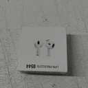 Apple AirPods 4 Wireless Earbuds, Bluetooth Headphones, Personalized Spatial Audio, Sweat and Water Resistant, USB-C Charging Case, H2 Chip, Up to 30 Hours of Battery Life, Effortless Setup for iPhone