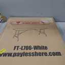 FDW | 6FT Folding Table | White | Portable Plastic Table