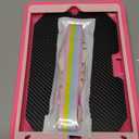 WESADN for iPad 9th Generation Case 8th 7th Gen 10.2 inch Case 2021 Girls Kids with Cute Bow Butterfly Wings Kickstand Shoulder Strap Pencil Holder Rugged Cases Cover for iPad 10.2 Cases, Rose Pink