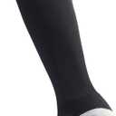 CWVLC Soccer Socks (1/3/5 pairs) Team Sport Knee High Socks for Adult Youth Kids (Large)