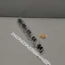 AceMining 5 Racks and 4 Hooks Mop and Broom Holder Wall Mount, Broom Organizer Storage Tool Racks Stainless Steel Heavy Duty Hooks Self Adhesive Solid Non-slip for Home Kitchen Garden Laundry Garage