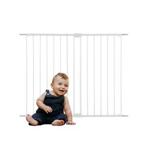 Toddleroo Easy Swing & Lock Baby Gate for Top of Stairs: 31" Tall, White