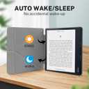 Case Compatible with Kobo Sage 8 Inch e-Reader (Model: N777 N778K, 2021 Release), Includes a Screen Protector - Premium PU Leather Cover with Auto Sleep/Wake