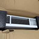 Electric Kickspace Heater with Built-In Thermostat and Timer, 1500W Plinth Heater HTA15-ULTRA for Cabinet Kickspaces, Vanities and Stairways, White