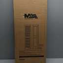 14 3/4"W x 51"H Lifetime Vinyl, Standard Two Equal Panels, Raised Panel Shutters, w/Installation Shutter-Lok's & Matching Screws (Per Pair), French Roast