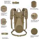 Unigear Tactical Hydration Packs Backpack 1050D with 3L Water Bladder, Thermal Insulation Pack Keeps Liquid Cool up to 4 Hours for Hiking, Cycling, Hunting and Climbing