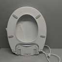 Bemis Radiance Heated Night Light Toilet Seat, Slow Close Adjustable Fit Long Lasting Plastic Seat, Round, White