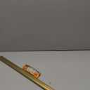 Double Tube Closet Poles for Hanging Clothes Heavy Duty, Cuttable Wall Mounted Aluminiuml Wardrobe Rod, Closets Organizers with Coarse Threaded Holes (Color : Gold, Size : 11.8in/30cm)