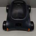 Cordless Robotic Pool Cleaner, Pool Vacuum for Above Pools, Pool Cleaner Lasts 180 Min, Self-Parking Technology, Ideal for Flat Bottomed Pools up to 2000 Sq.ft (Black)