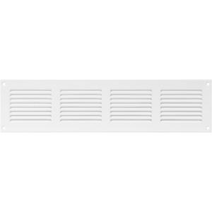 Repa Market White Air Vent Cover 16" x 4" Inch (Outer Dimensions) - Steel Return Air Grilles - for Ceiling and Sidewall - HVAC - with Protection Screen (15.74'' x 3.93'' Inch)