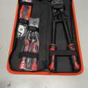 RIZOM 3-Piece Bolt Cutter Pliers Set, 14" Heavy Duty Bolt Cutter, 8" Mini Bolt Cutter, 8" Wire Cable Cutter with Carrying Bag, Cr-V Blade for Cutting Locks, Steel Wire, Barbed Wire, Chains