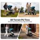 Baby Stroller, 2-in-1 Reversible Toddler Seat with Lie-Flat Mode