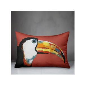 Creative Products Bright Jungle Toucan on Teal 14x20 Indoor / Outdoor Pillow