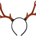 Ciieeo Reindeer Antlers Headband, Adult Deer Antlers Headband 1Pc Halloween Christmas Cute Hairband Reindeer Ears for Party