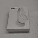 Sony ZX Series Wired On-Ear Headphones, White MDR-ZX110