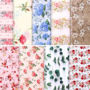 Honoson 90 Sheets Floral Tissue Paper Printed Flower DIY Art Craft Wrapping Paper for Gift Bags Bulk for Wedding Bridal Shower Birthday Party Favor Supplies Decoration, 19.7 x 13.8 Inch(Vivid)